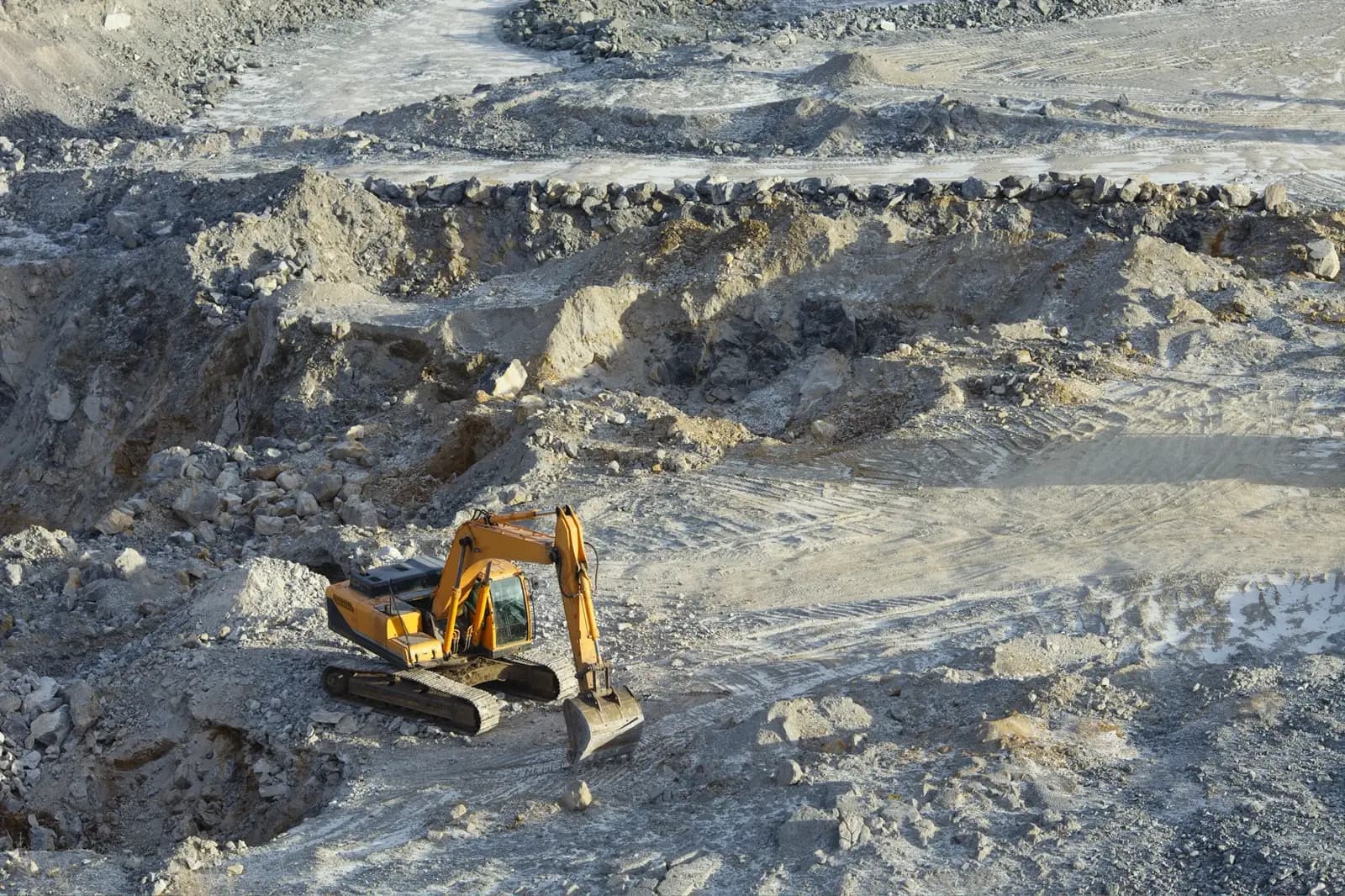 Carrière et extraction