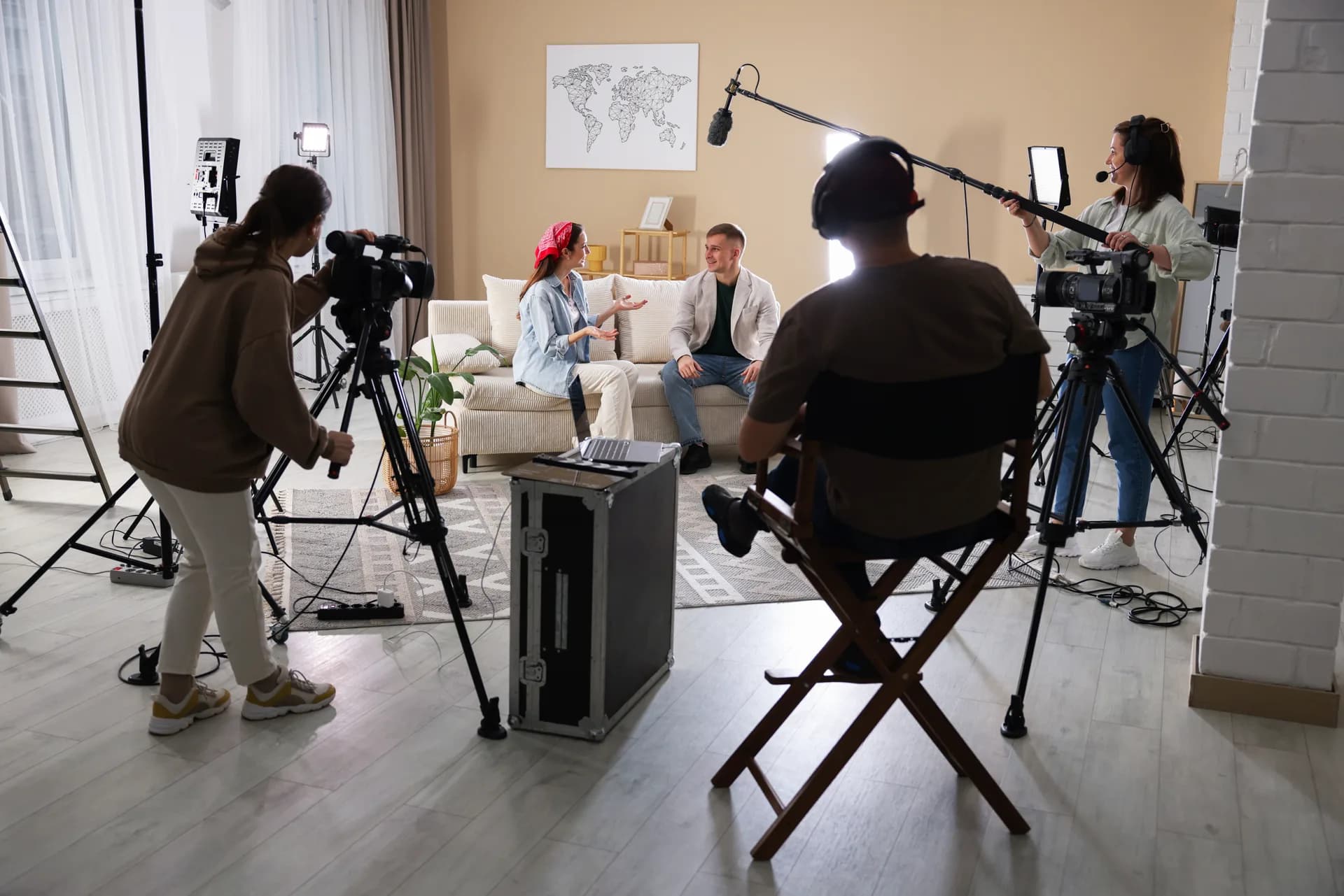 Studio de production vidéo professionnel